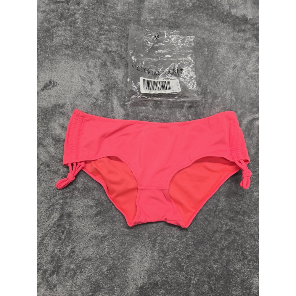 Victoria's Secret Womens Bikini‎ Bottoms Medium Pink 80% Nylon